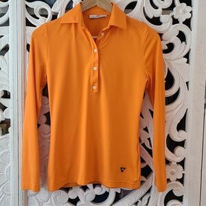 Walter Genuin long sleeve shirt tangerine 🍊 color size S